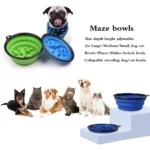 Pet Daily Kit Foldable Dog Travel Silicone Bowl - Image 13