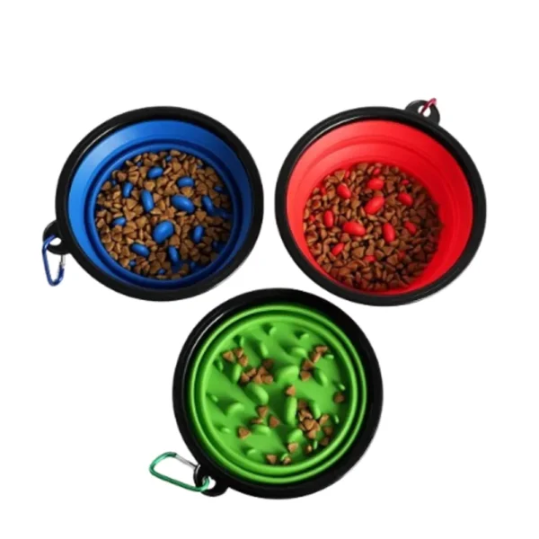 Pet Daily Kit Foldable Dog Travel Silicone Bowl