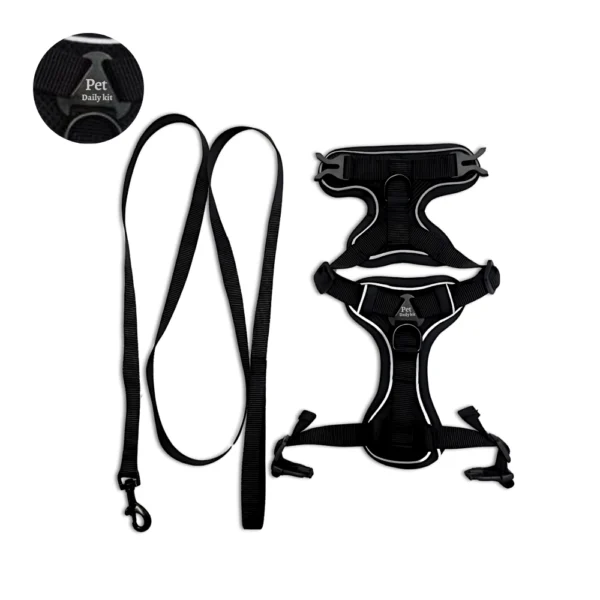 Adjustable Reflective Dog Harness with Back Handle