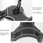 Adjustable Reflective Dog Harness with Leash - Image 9