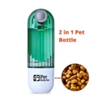Pet-Daily-Kit Water Bottle With Food Container